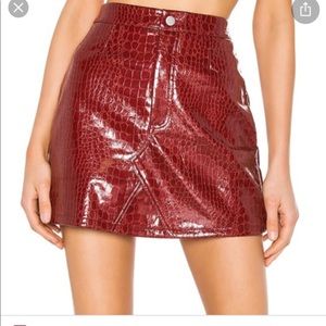 Red I AM GIA skirt